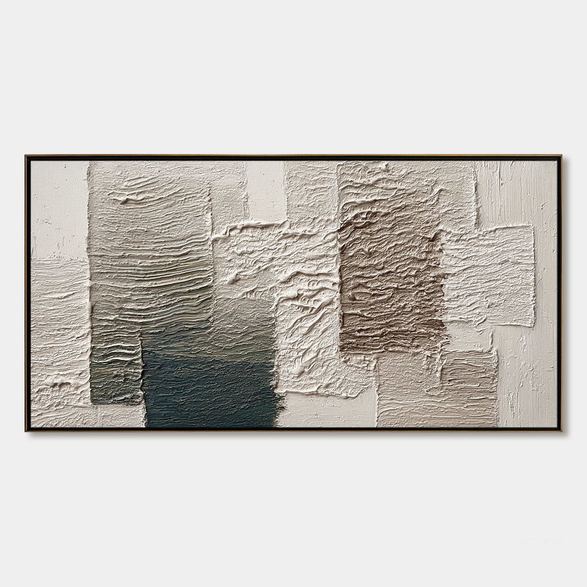 STRATA: Large Textured Wabi Sabi Abstract Painting