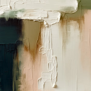 STRATA: Textured Wabi Sabi Style Abstract Impasto Painting