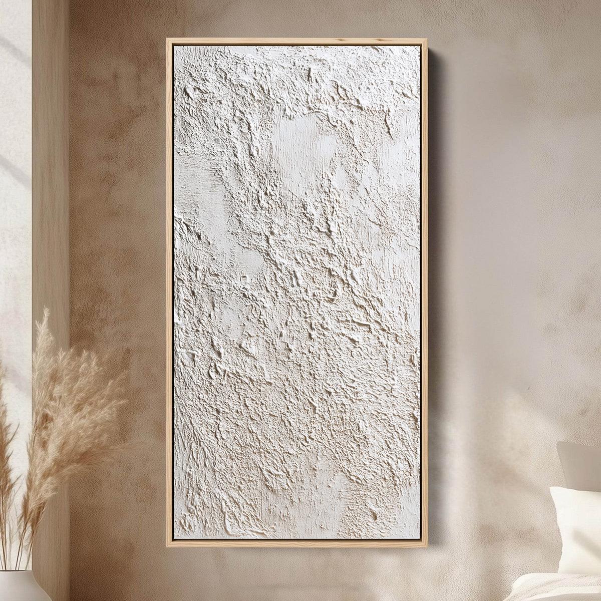 STUCCO: Heavily Textured Wabi Sabi Abstract Painting
