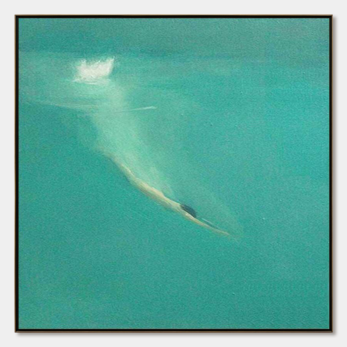 SUBMERGE: Minimalist Wabi Sabi Sea Painting