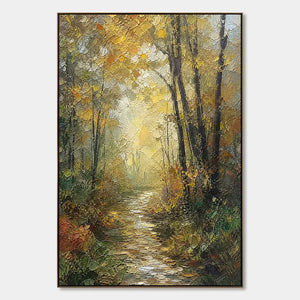 Forest Cathedral Light hand-painted artwork