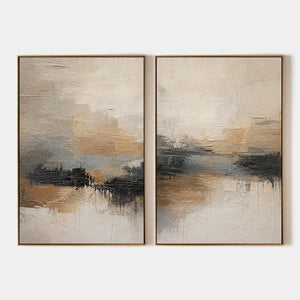 Horizon Echo Duet hand-painted artwork