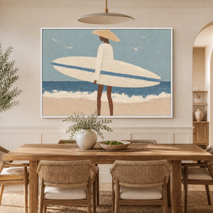 Coastline Bearer in a refined dining room with white frame