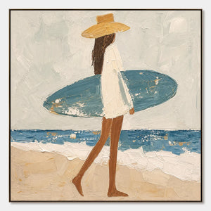 Shoreline Walk hand-painted artwork