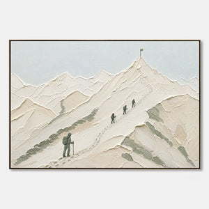 Ascent To Silence hand-painted artwork