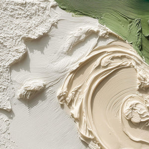 TERRA FIRMA: Heavily Textured Wabi Sabi Abstract Painting in Earth Tones