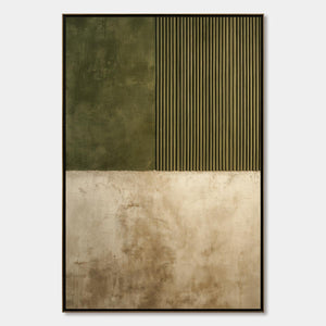 TERRA FIRMA: Textured Wabi Sabi Abstract Painting in Earth Tones