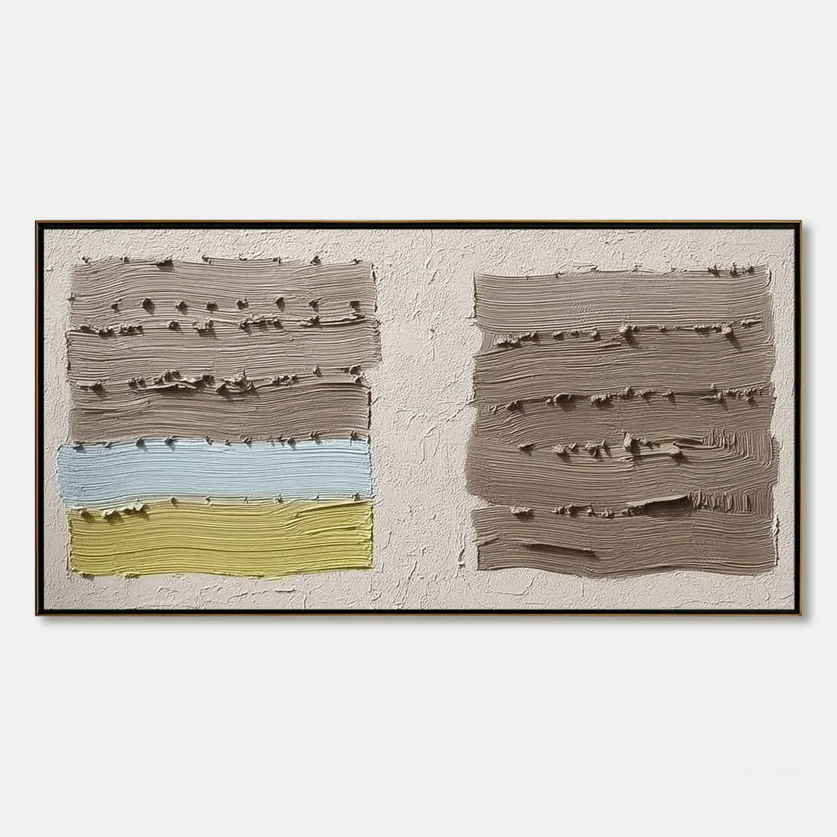 Original handmade textured Wabi Sabi abstract wall art