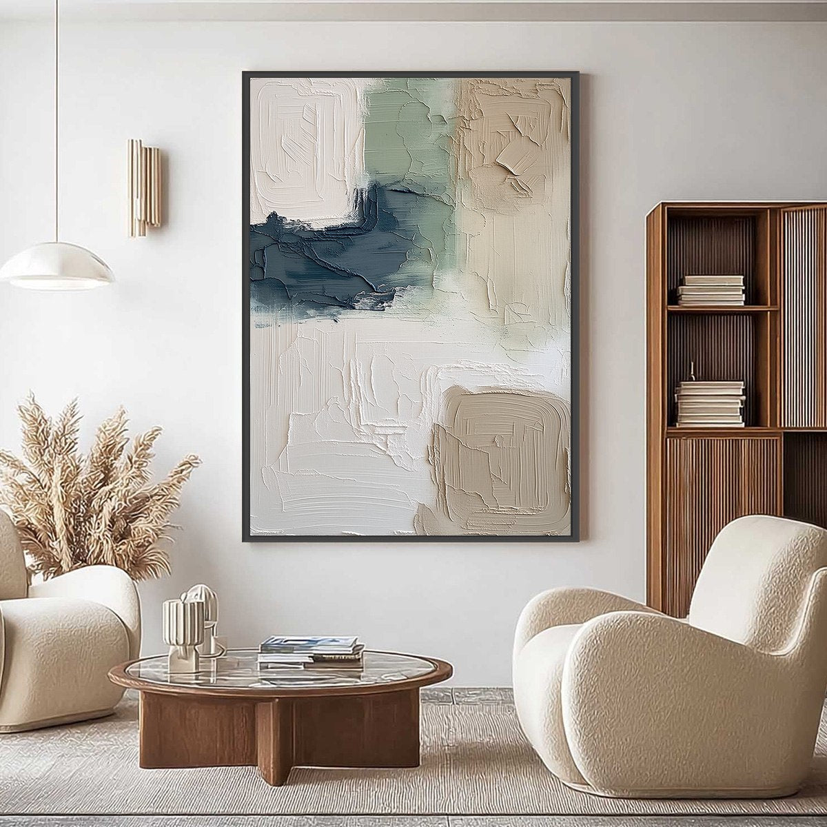 TERRA FIRMA: Textured Wabi-Sabi Abstract Wall Art in Earth Tones