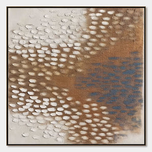 TERRA RHYTHM: Heavily Textured Wabi Sabi Abstract Painting