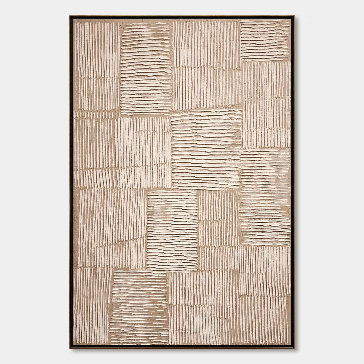 TERRA WEAVE: Heavy Textured Minimalist Wabi Sabi Wall Art