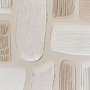 TERRAFORMS: Textured Wabi Sabi Abstract Painting in Neutral Tones