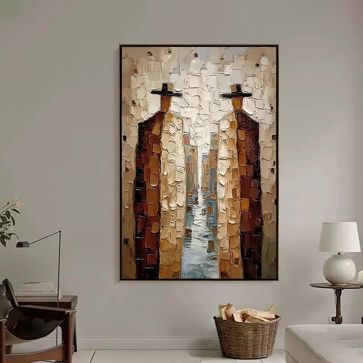 THE JOURNEYMEN: Textured Figurative Impasto Painting