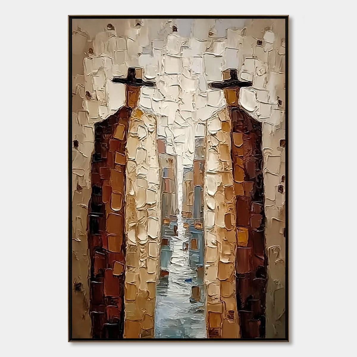 THE JOURNEYMEN: Textured Figurative Impasto Painting