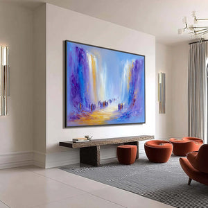 THE PASSAGE: Epic Journey Abstract Impasto Palette Knife Painting