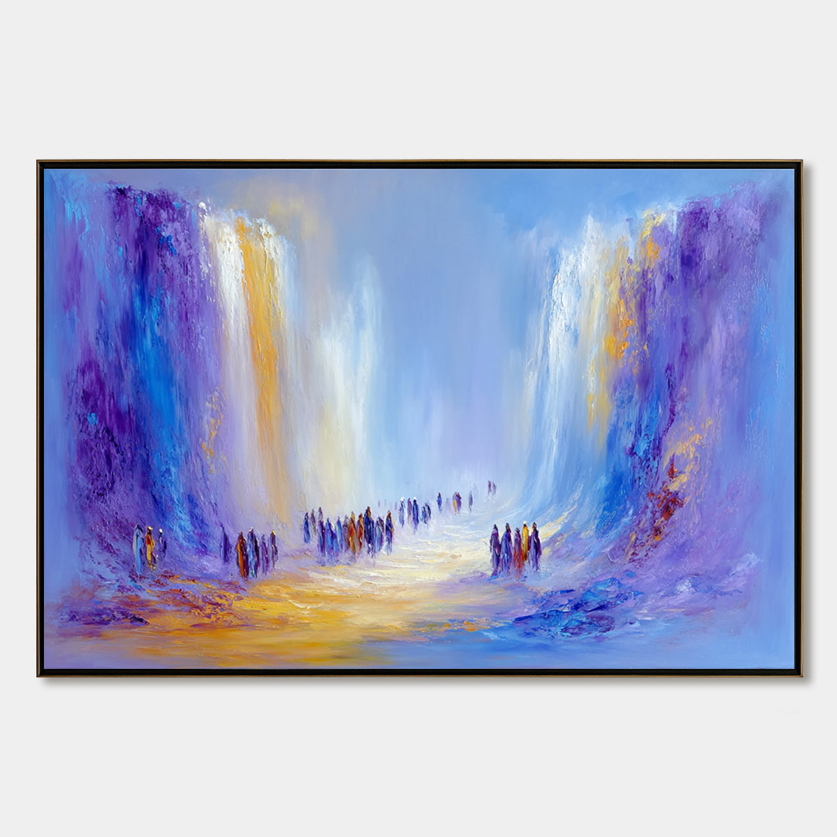 THE PASSAGE: Epic Journey Abstract Impasto Palette Knife Painting