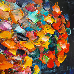 Ready to Ship | TREE OF LIFE: Textured Impasto Colorful Tree Oil Painting
