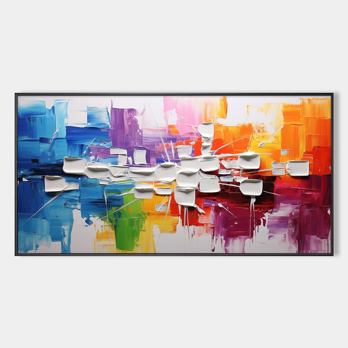 Urban Abstract: Abstract Oil Painting