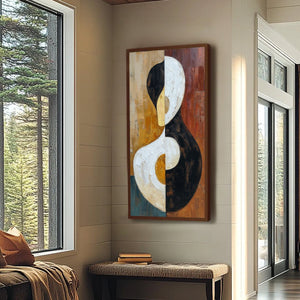 UNITY: Large Textured Abstract Figurative Wall Art