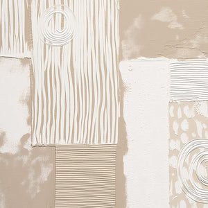 URBAN ARTIFACTS: Large Textured Minimalist Abstract Painting
