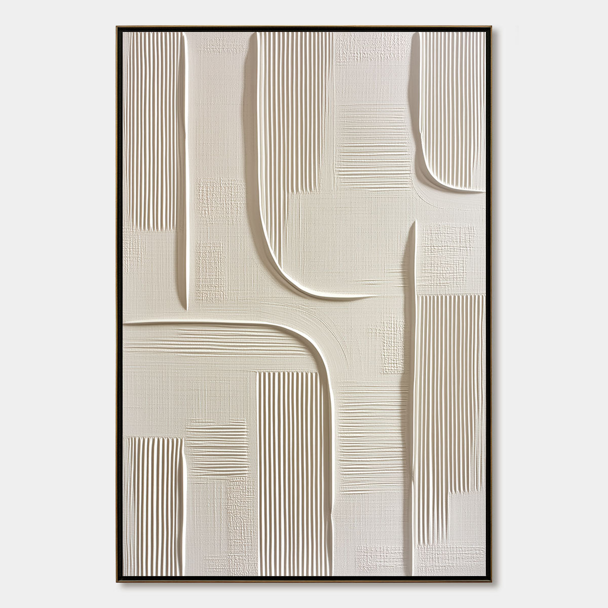 URBAN PATHWAYS: Textured Minimalist Wabi Sabi Abstract Wall Art