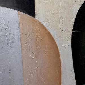 URBAN FORMS: Textured Minimalist Abstract Oil Painting