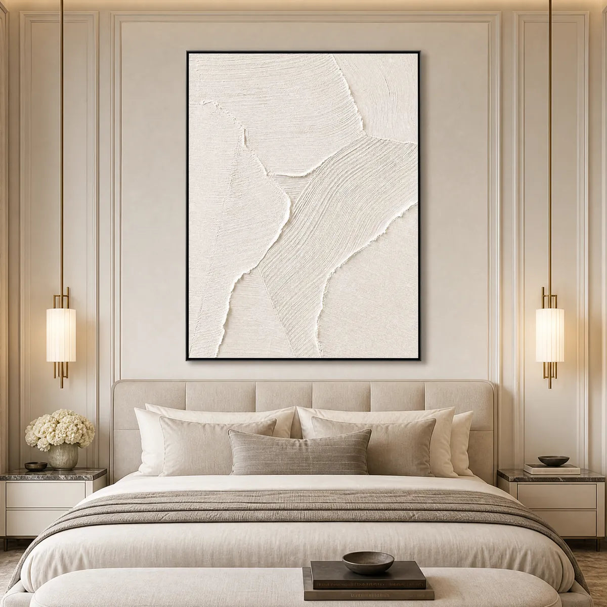 WHISPER: Wabi Sabi Style Textured Abstract Painting