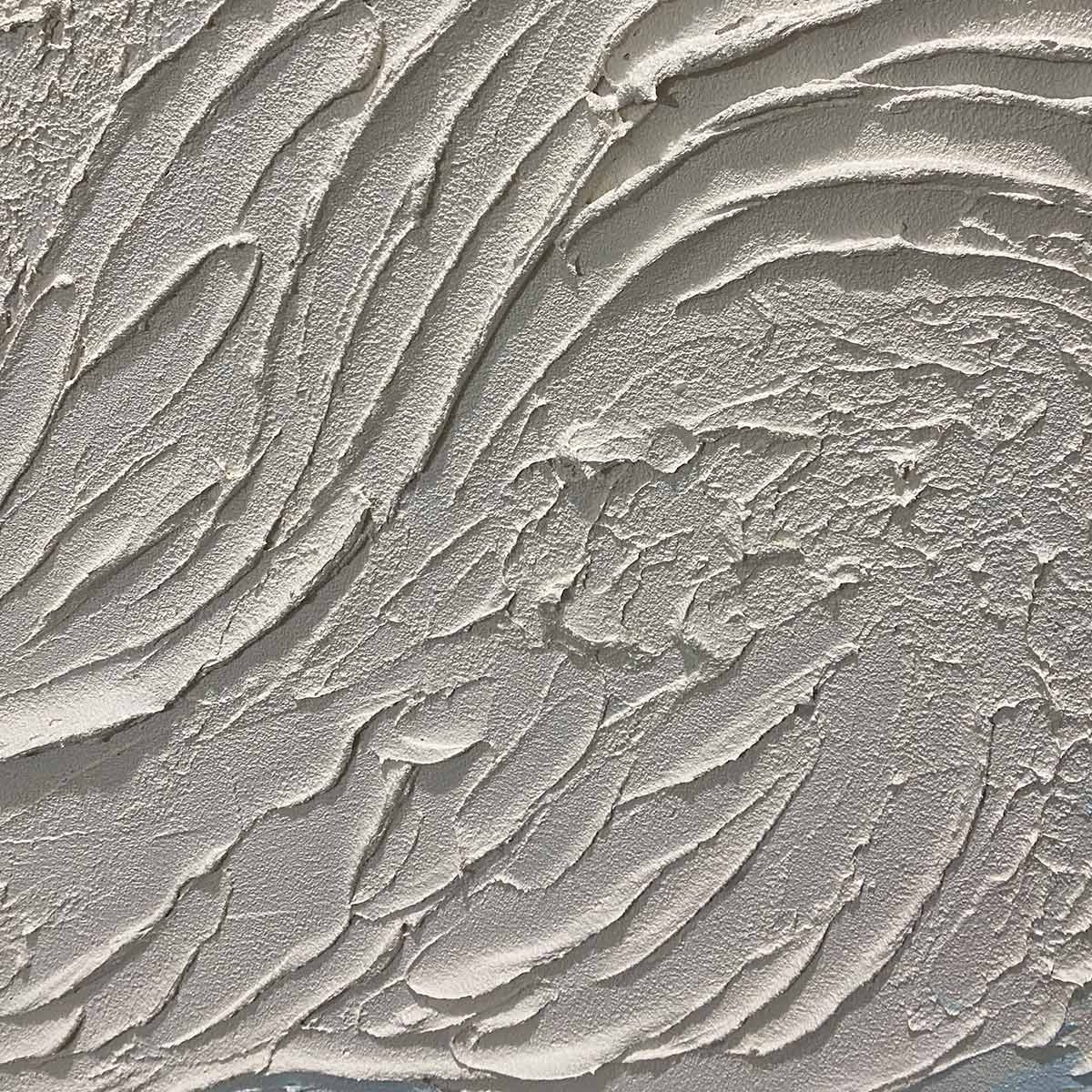 WHISPERS OF WHITE: Textured Minimalist Oil Painting