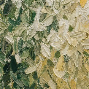 WHITE HERBARIUM: White Botanical Abstract Painting