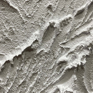WHITE MOUNTAIN- Textured Mountain Painting