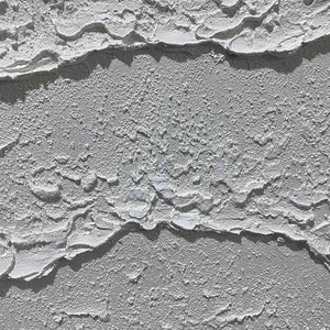 WHITE TEXTURED WAVES DIPTYCH- Textured Abstract Painting Set of 2, Vertical Wall Art
