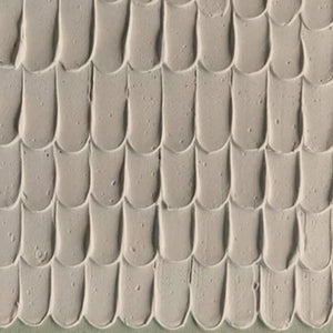 Textured Scales by Liam O'Connell: abstract art with scale pattern in neutral tones, Wabi Sabi inspired, modern decor.