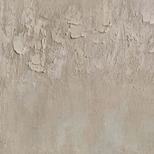 Textured beige abstract painting by Javier Ramirez. Modern minimalist square wall art, neutral tones for home decor.
