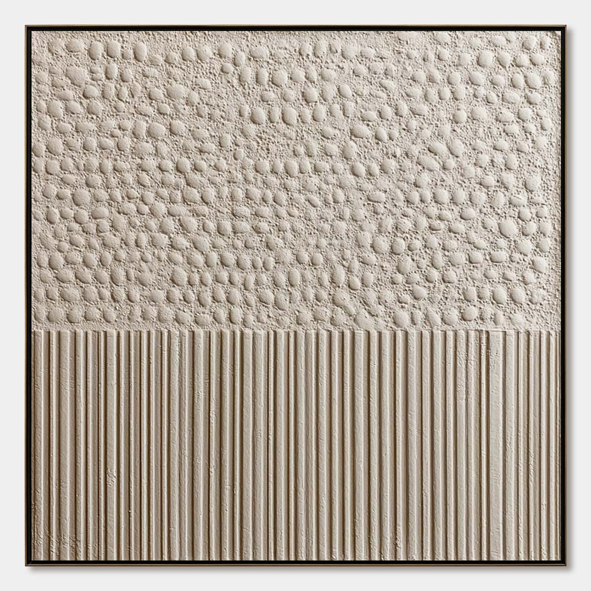 ZENITH: Textured Wabi-Sabi Minimalist Abstract Wall Art
