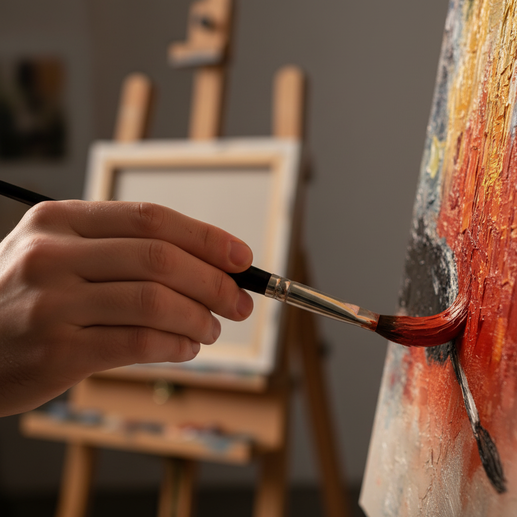 Distinguishing Hand-Painted Art from AI-Generated PrintsBase