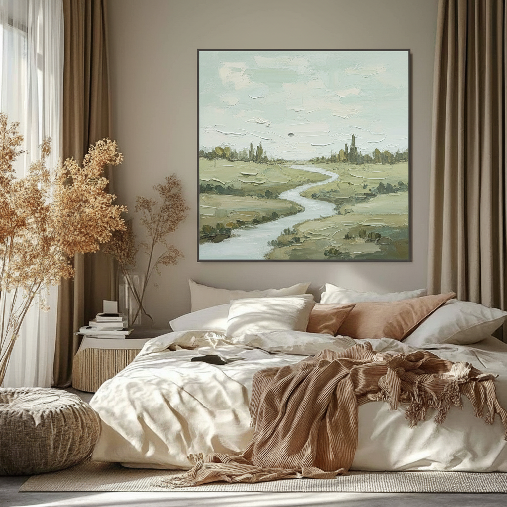 Low-Maintenance Acrylic Art Curation for Guest Bedrooms