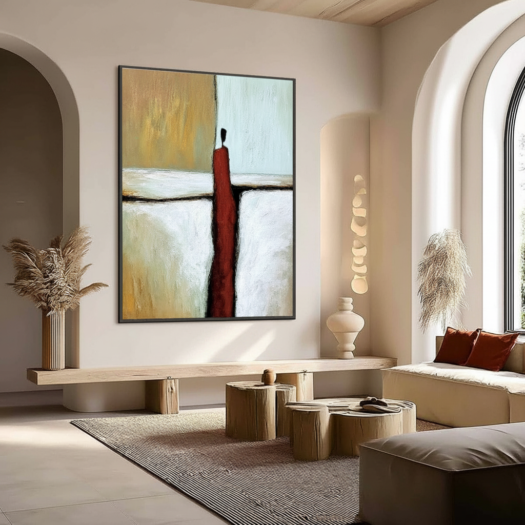 Portable Elegance: Lightweight Framing for Large Rental Wall Art
