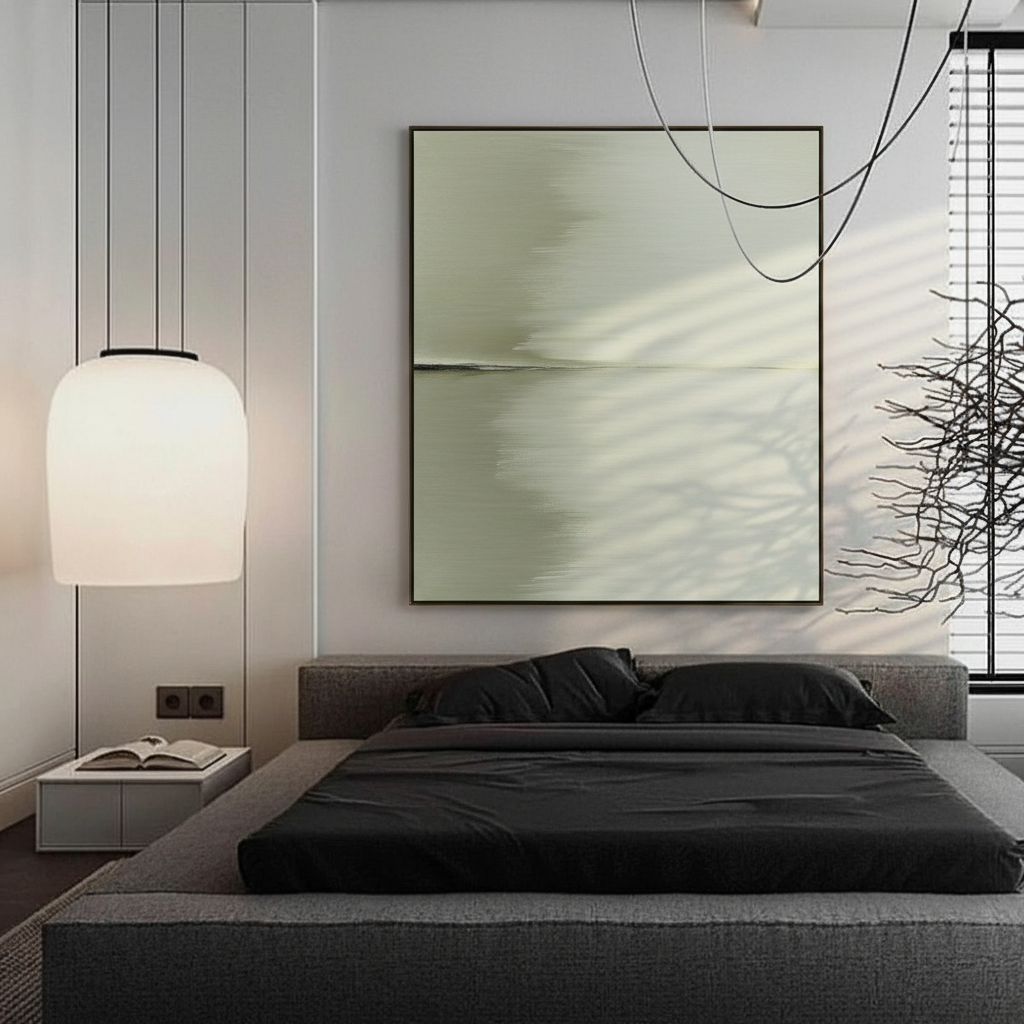 Visual Softness: Evaluating Wet-on-Wet Art for Bedrooms