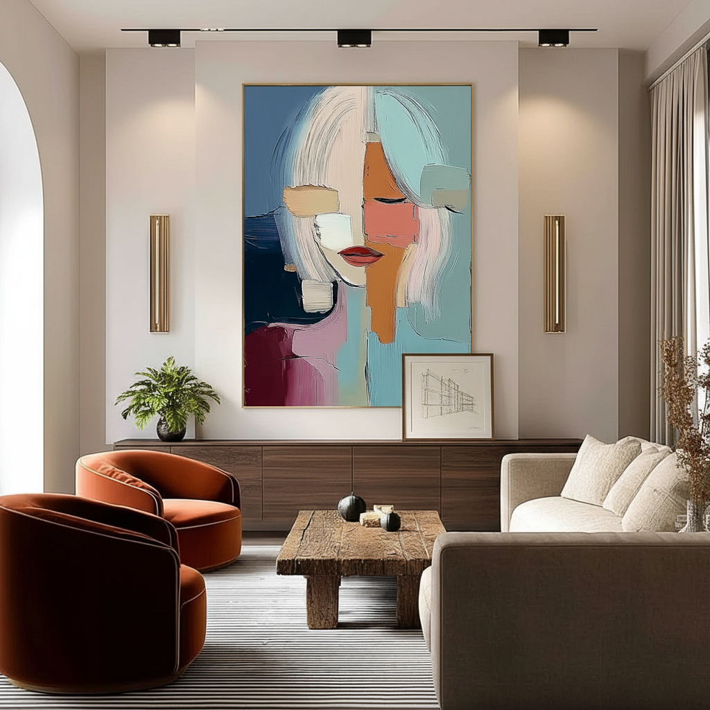 The Leaning Technique: Layering Art for Relaxed Curation