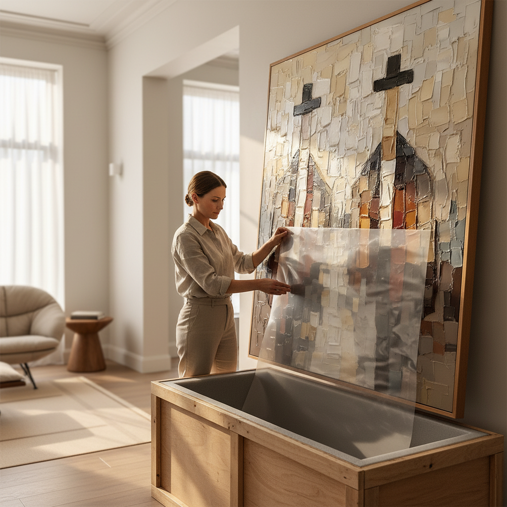 Safe Storage Solutions for Off-Season Living Room Canvases
