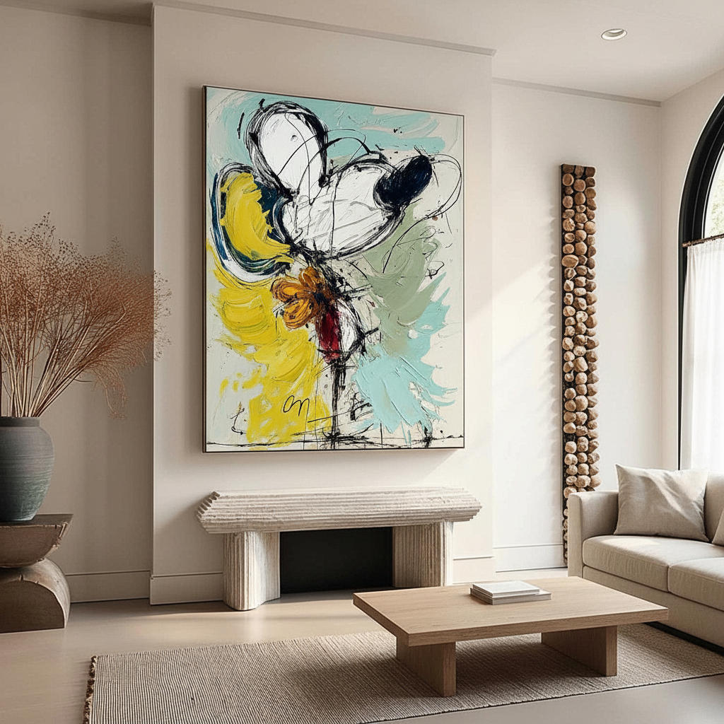 Refreshing Living Room Energy with High-Vibrancy Spring Art