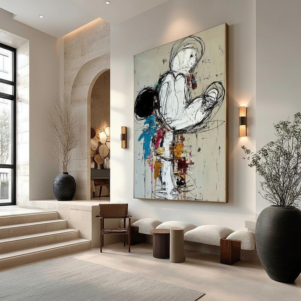 Lighting Multi-Panel Art to Minimize Surface GlareBase
