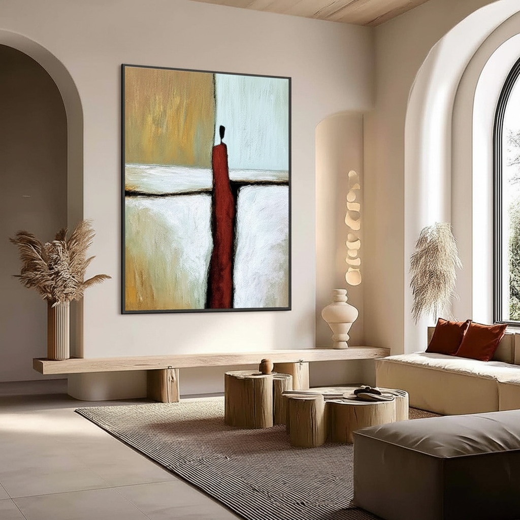 Navigating Obstacles: Sizing Art Around Windows and Wall Molding