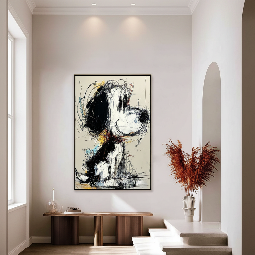 Foyer Console Pairings: Proportional Art for Entryway Tables