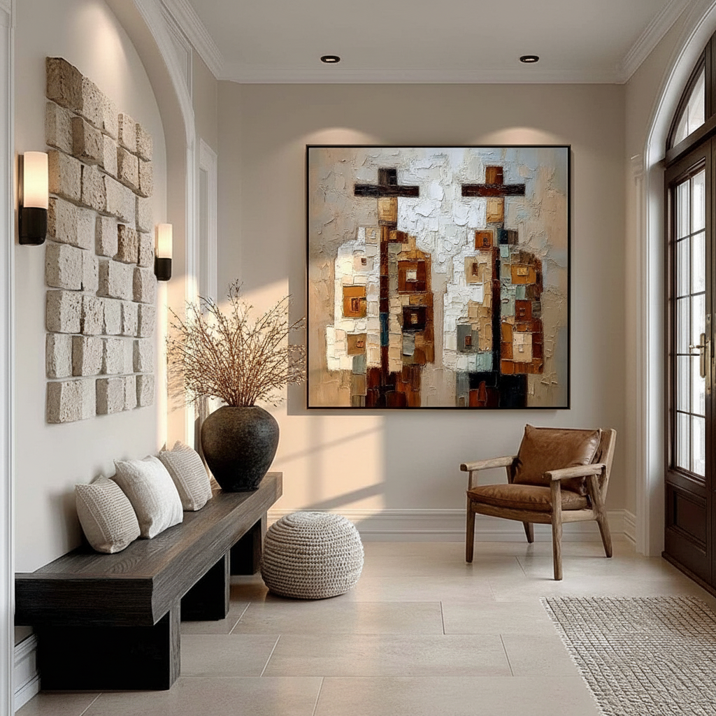 Abstract Texture: The Tactile Psychology of Entryway ArtBase