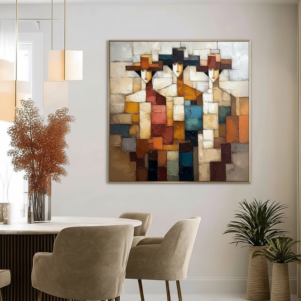 Corner Curation: Sizing Large Art for Dining Room Angles
