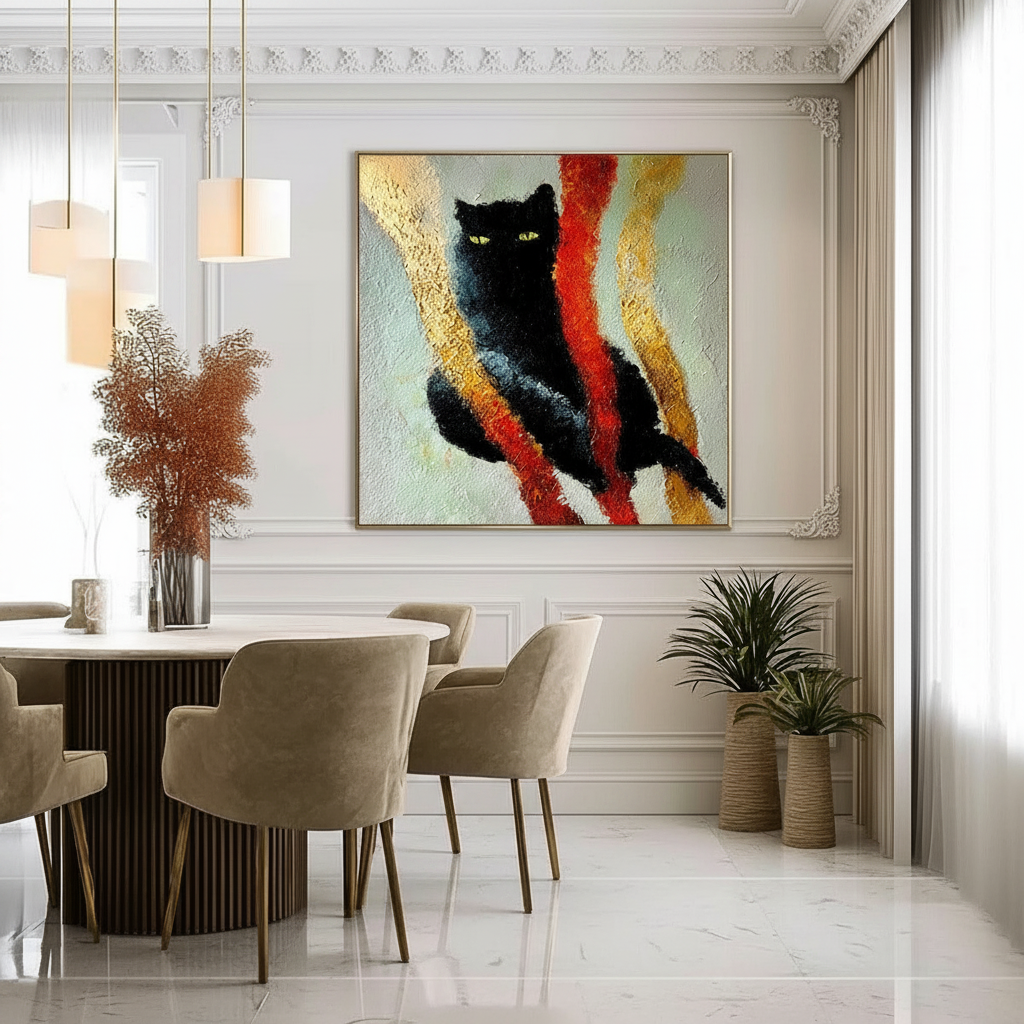 Trim Navigation: Sizing Art Near Complex Dining Room Moldings