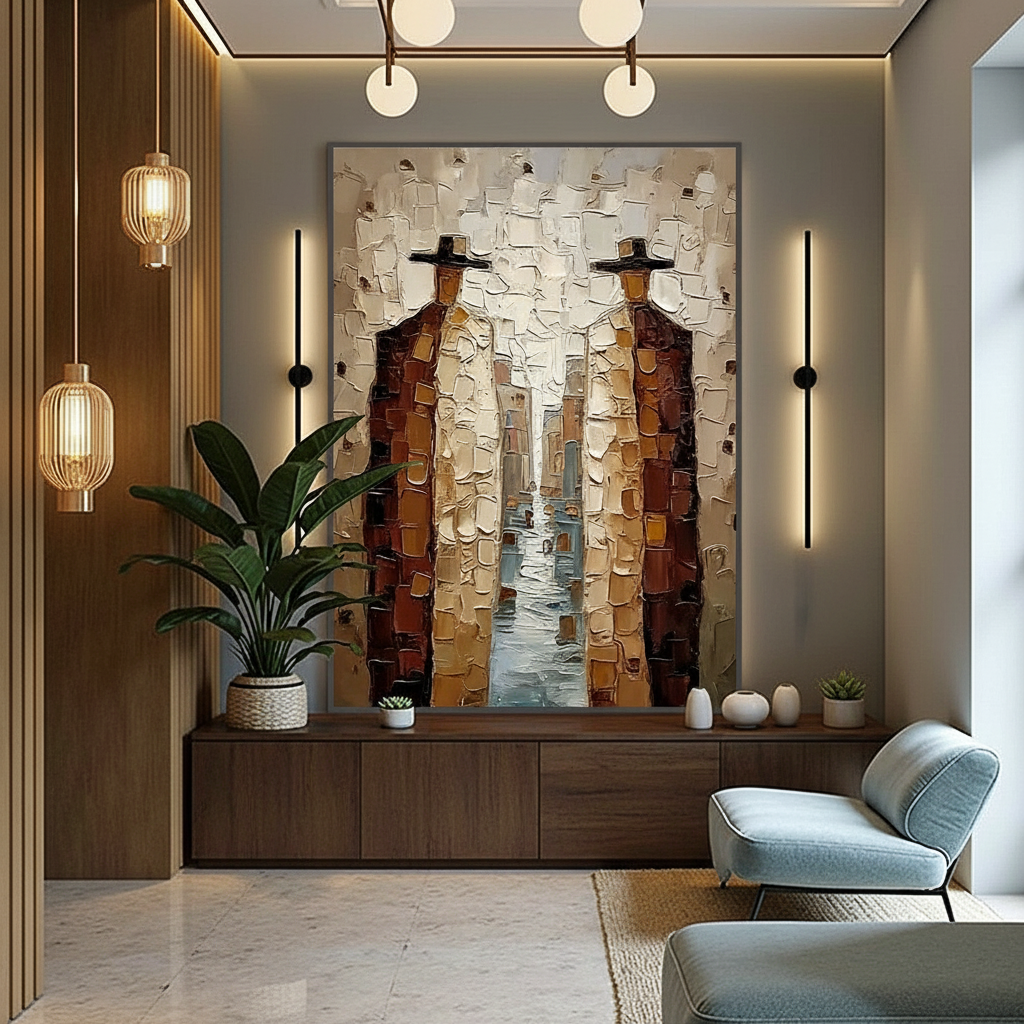 The Corporate Palette: Selecting Oil Tones for Executive Focus