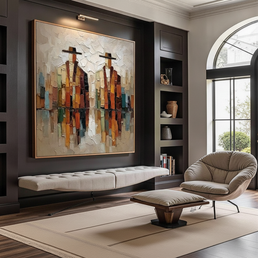 Integrating Smart Home Lighting with Hand-Painted Oils