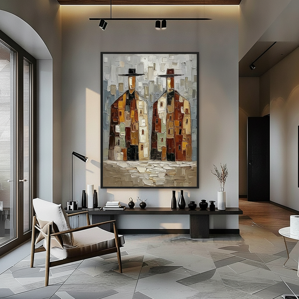 How Oil Layering Depth Impacts Low-Ceiling Room Perception